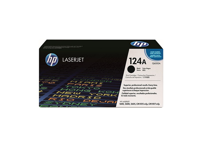 Toner Colorido HP Kit 4 124A Q6000A