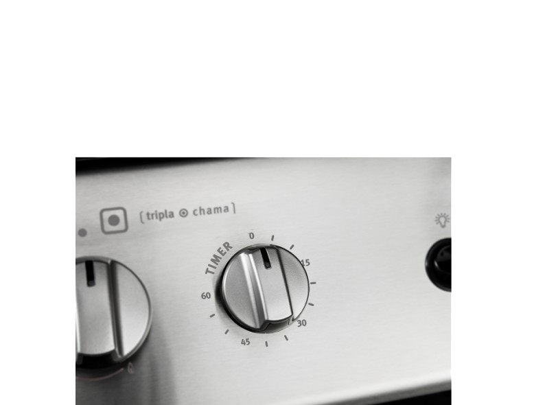 Fogão de Piso Electrolux Celebrate Duplo Forno 5 Bocas Acendimento Automático com Forno Duplo Grill 76DTB