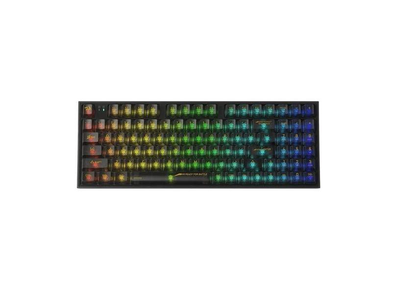 Teclado Gaming Redragon Irelia Pro K658CTB-RGB-Pro (Ingles - 3 Modos) 