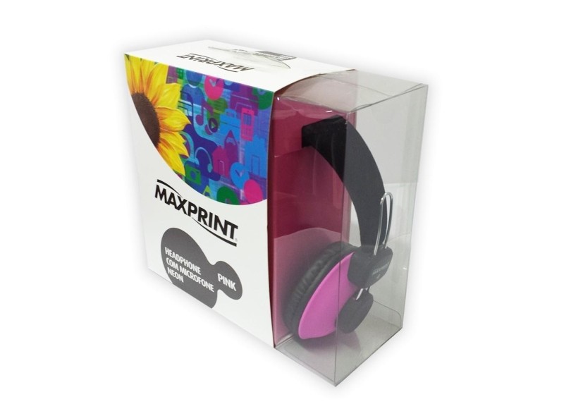 Headphone com Microfone Maxprint Neon 601208