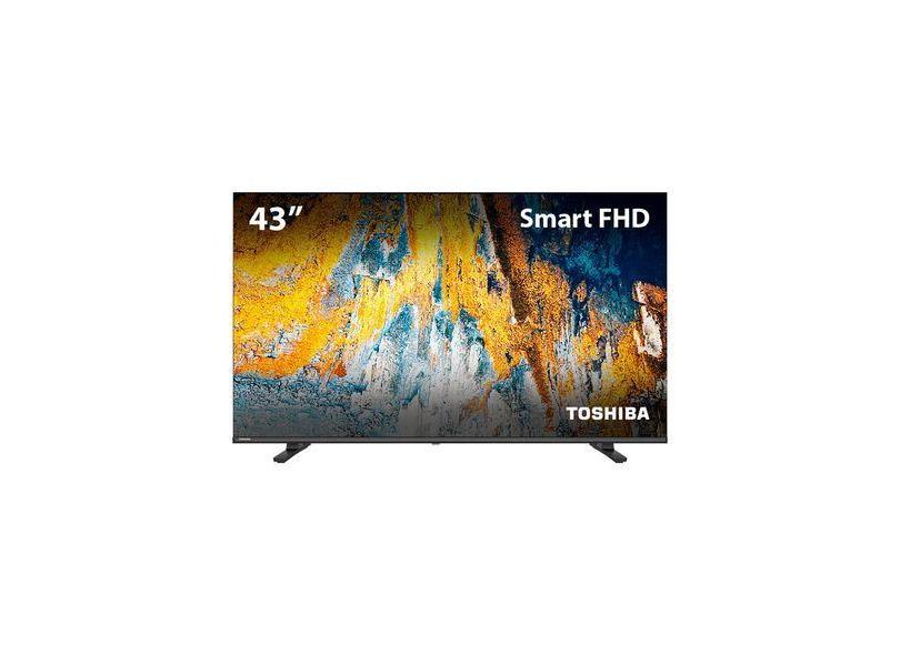 Smart TV DLED 43" Full HD Toshiba 43V35L VIDAA 2 HDMI 2 USB Wi-Fi - TB017MOUT [Reembalado] TB017MOUT