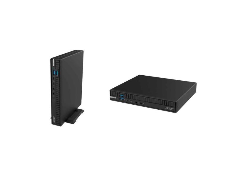 Computador Mini Acer, Core i5-12400T, Memória 16GB, SSD 512GB, Wi-Fi 6E e Bluetooth 5.3, Windows 11 Professional 64-bits