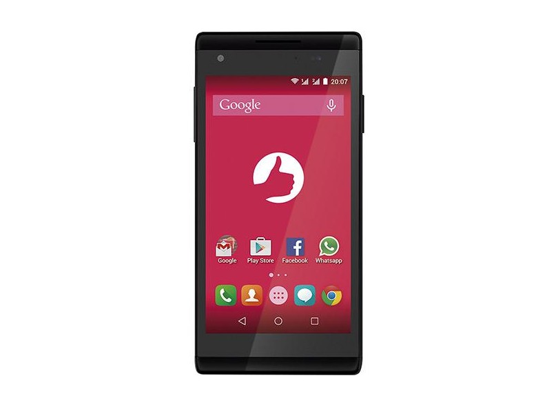 Smartphone Positivo Selfie 8GB S455 5,0 MP 2 Chips Android 5.0 (Lollipop) 3G Wi-Fi