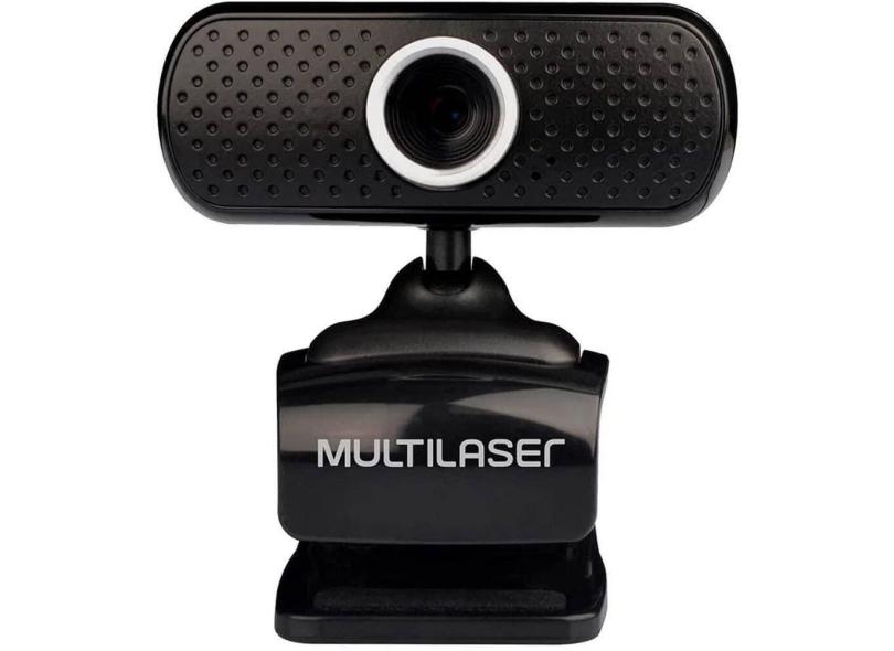 Webcam Multilaser 480P Mic USB - HD480p, CMOS, Microfone