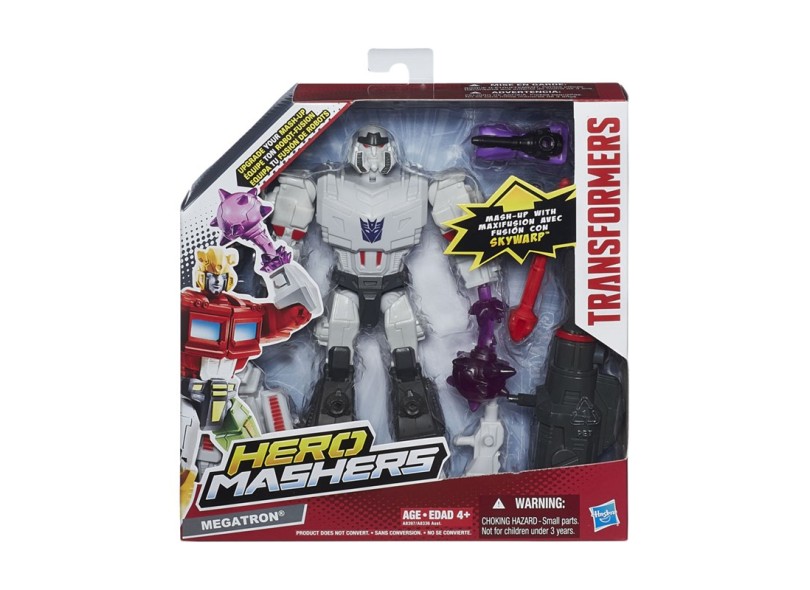 Boneco Megatron Transformers Hero Mashers A8397 - Hasbro