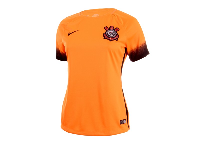 Camisa Torcedor feminina Corinthians III 2015/16 sem Número Nike