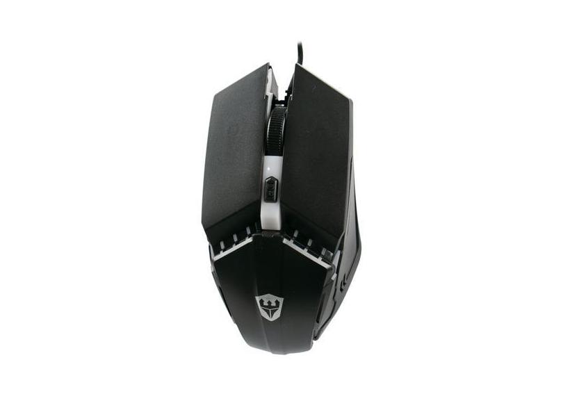 Mouse Gamer Satellite A96 - com Fio - 1600 Dpi - 4 Botoes - Preto
