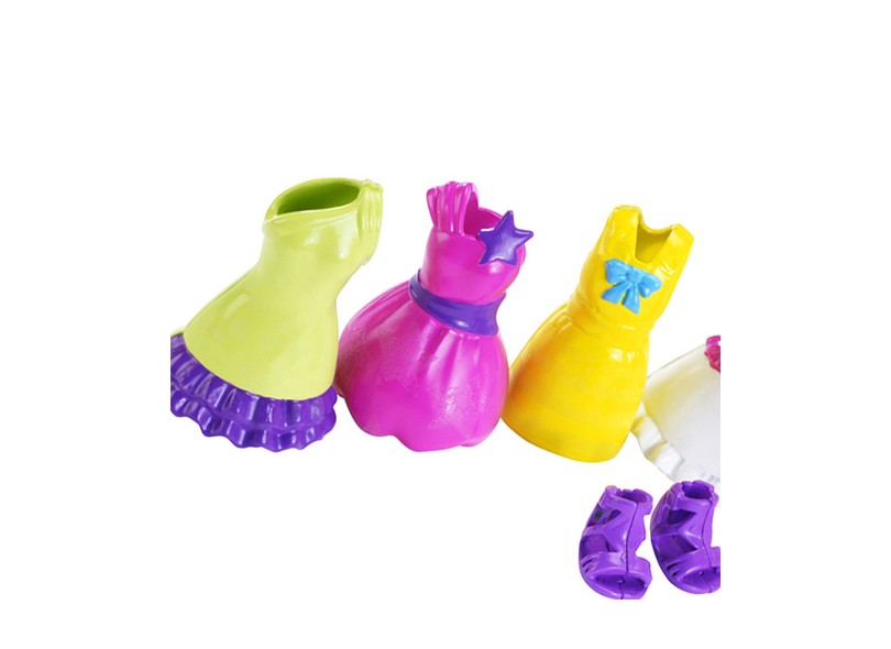 Boneca Polly Acessórios Fashion Color Change Mattel