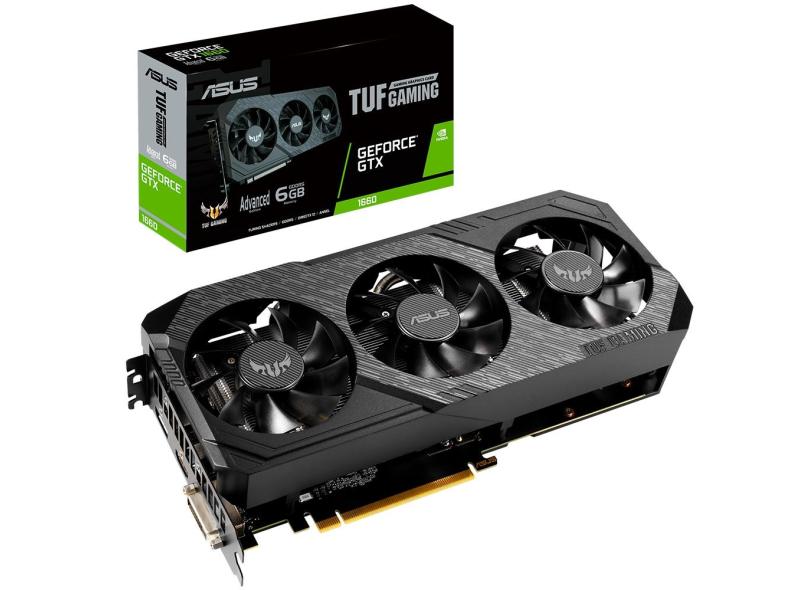 Placa de Video NVIDIA GeForce GTX 1660 6 GB GDDR5 192 Bits Asus TUF3-GTX1660-A6G-GAMING