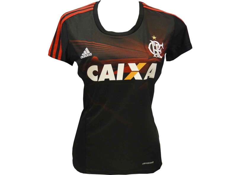 Camisa Jogo Flamengo III 2013 Feminina s/nº Adidas