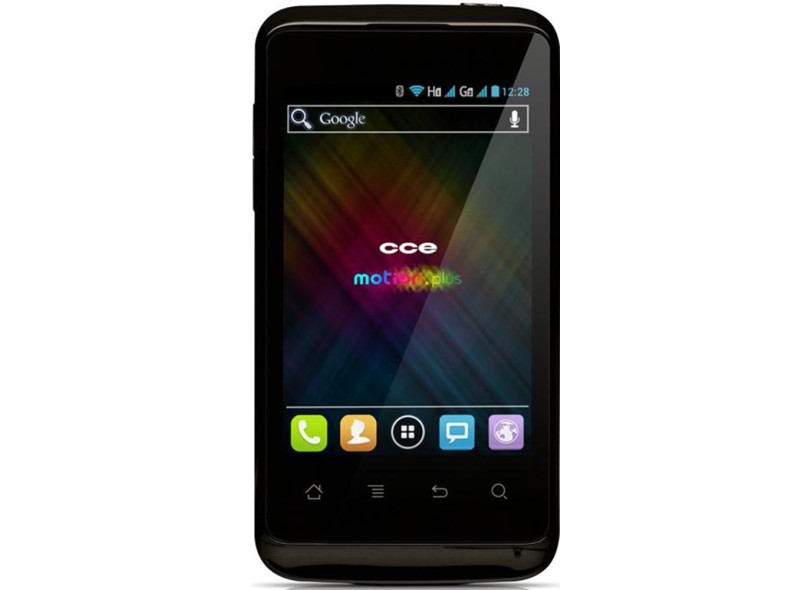 Smartphone CCE Motion Plus SK402 Câmera 5,0 MP 2 Chips Android 4.0 (Ice Cream Sandwich) 3G Wi-Fi