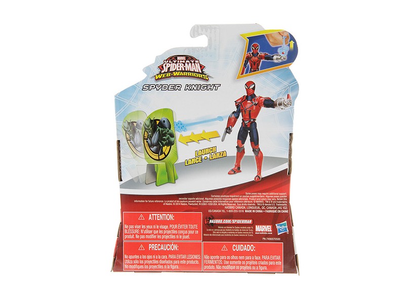Boneco Homem Aranha Ultimate Spider-Man Web Warriors Spyder Knight B2604/B0571 - Hasbro