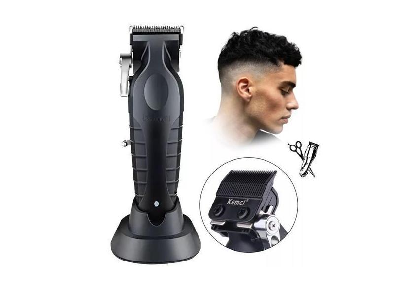 Maquininha Kemei Km2296 Profissional De Acabamento Para Cabelo E Barba