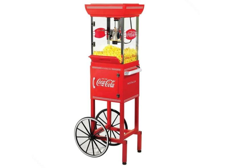 Carrinho De Pipoca Pipoqueira Elétrica Premium Coca Cola220V