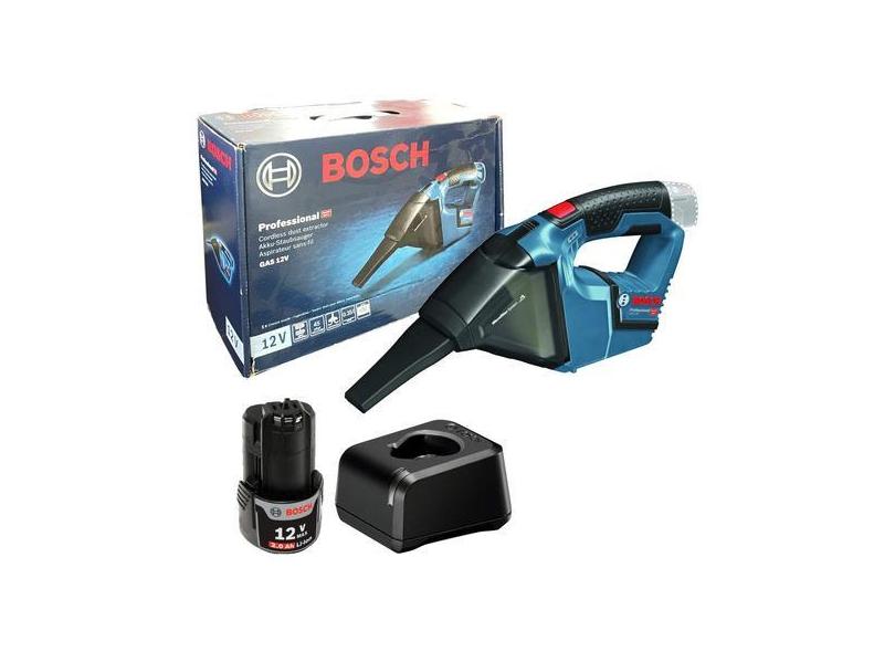 Aspirador De Pó S/ Fio Bosch Gas 12v + 1 Bateria+carregador GAS 12V + 1 Bateria e Carregador