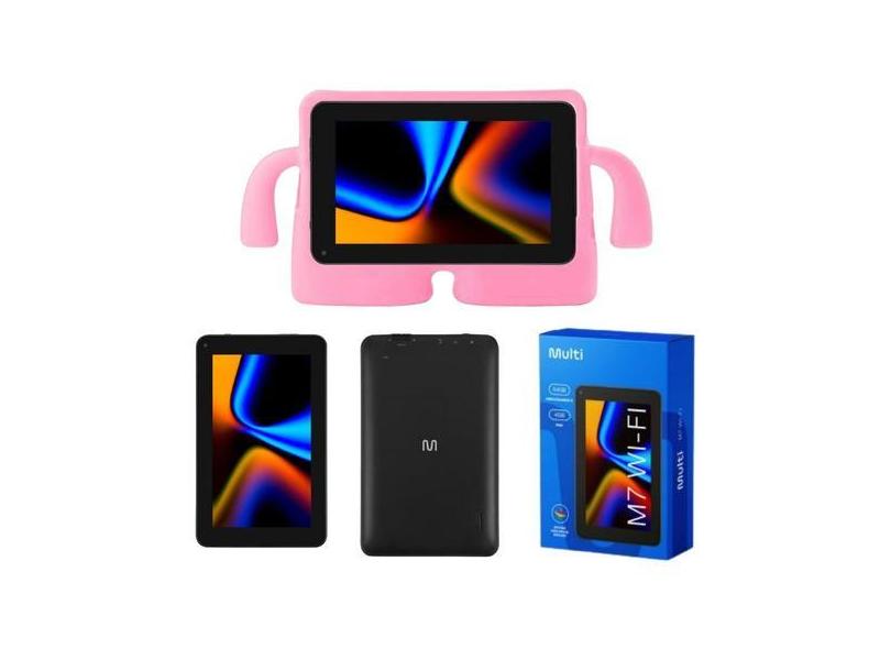 Tablet M7 Wi-fi 64gb 4gb Ram 7  Nb409 Com Capa Infantil Rosa M7