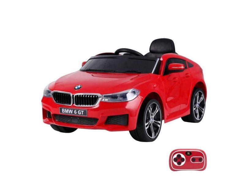 Carrinho Elétrico Infantil BMW 6 GT Gran Turismo 12V com Controle Remoto - Vermelho