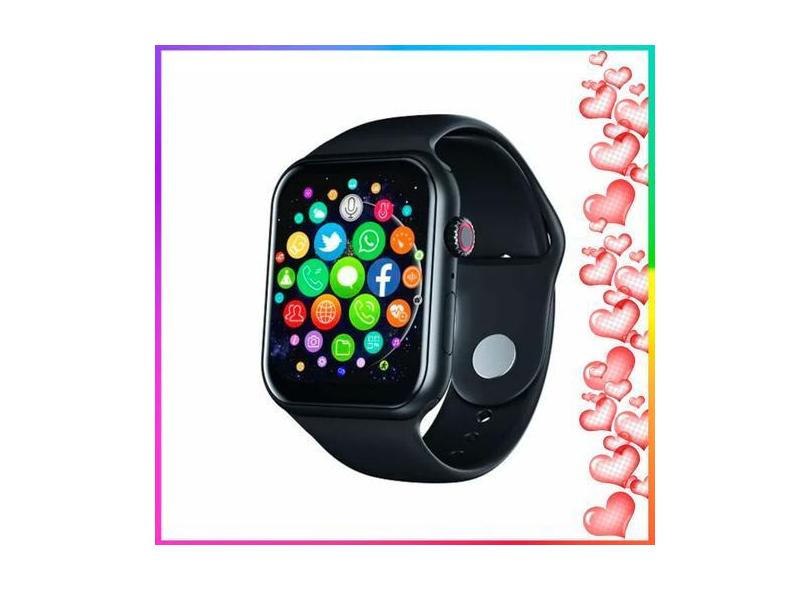 Relógio Smartwatch Para Namorado W-09 Tela Infinita Foto De Fundo Seri