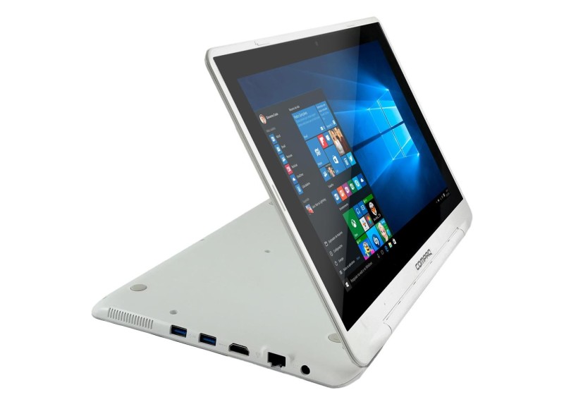 Notebook Conversível Compaq Presario Intel Celeron N3050 4 GB de RAM 500 GB 11.6 " Touchscreen Windows 10 CQ360