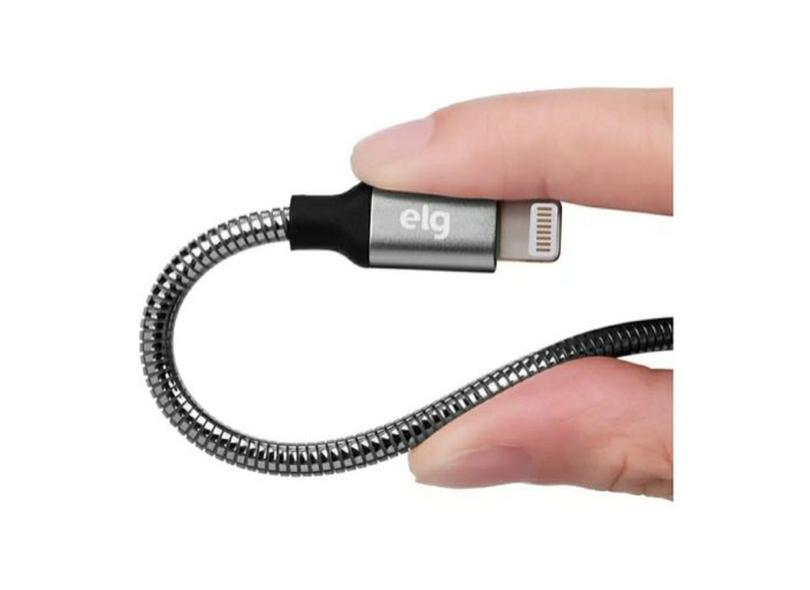 Cabo Lightning Certificado Mfi/iPhone Inox Alta Performance! com o