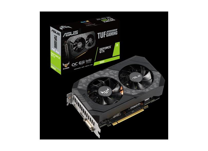 Placa de Video NVIDIA GeForce GTX 1660 6 GB GDDR5 192 Bits Asus TUF-GTX1660-O6G-GAMING