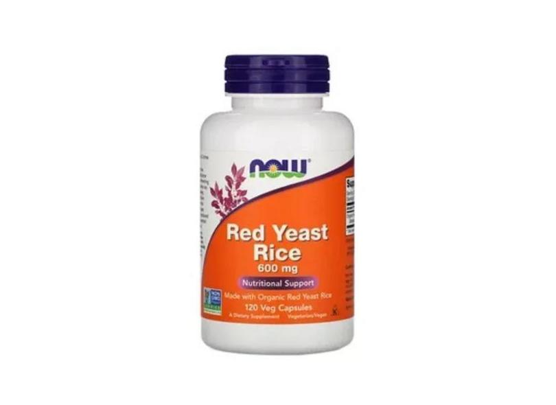 Suplemento Em Capsula Now Foods - Red Yeast Rice 600 Mg 120 Caps em ...