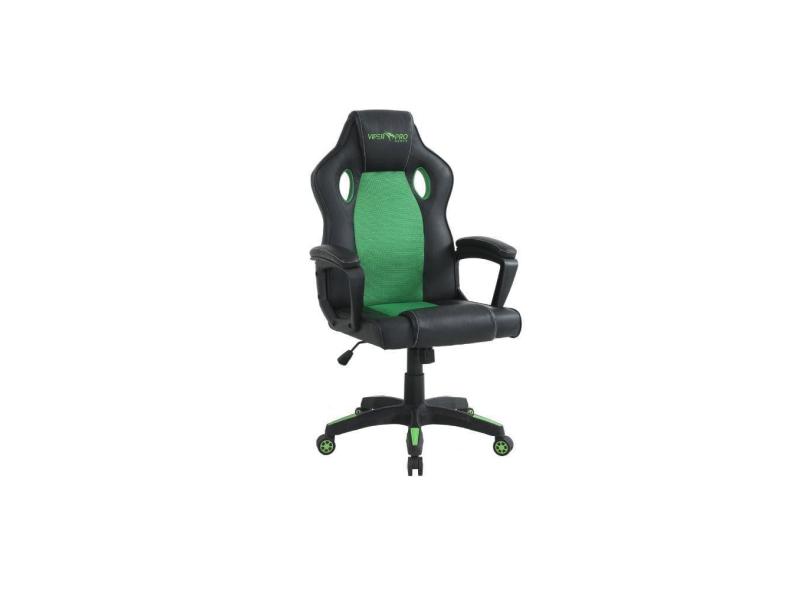 Cadeira Gamer Vivensis Viper Pro Python VI-401 Preta/Verde