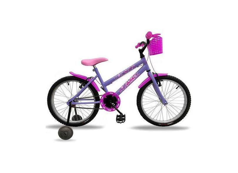 Bicicleta Infantil Feminina Com Rodinha Aro 20 Bella 2023 - Jullie