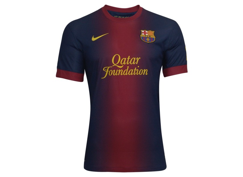 Camisa Jogo Barcelona I 2012/13 com Número Nike