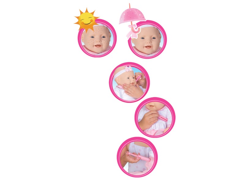 Boneca Bebê Alergic Baby Roma Brinquedos