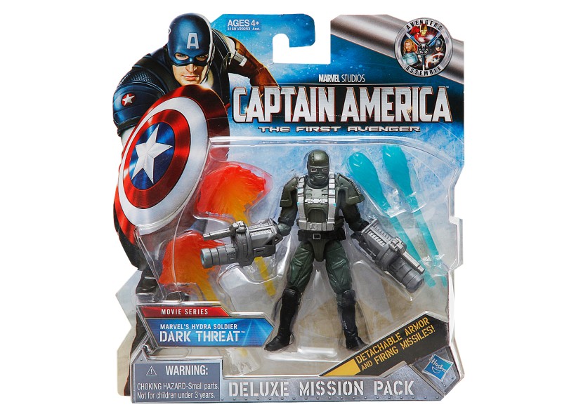 Boneco Capitão América Soldado Dark Threat - Hasbro