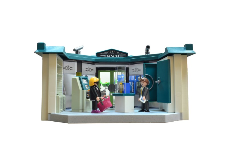 Boneco Playmobil Banco com Sistema de Segurança 5177 - Sunny