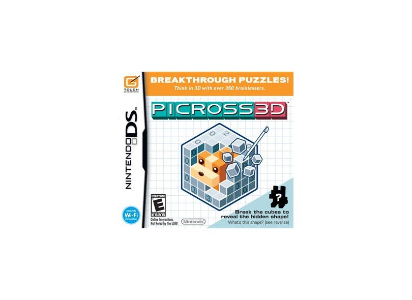 Jogo Picross 3D Nintendo NDS