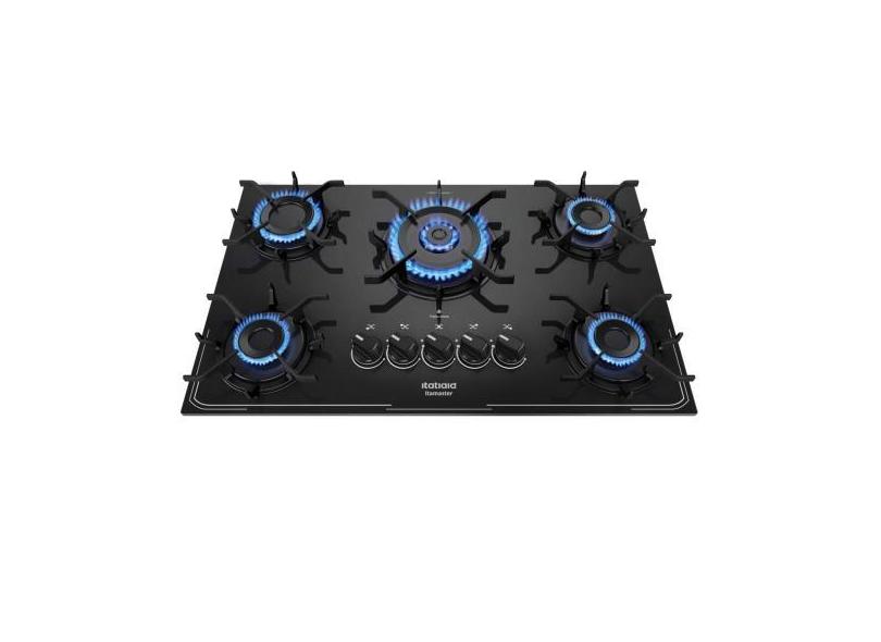 Fogão Cooktop 5 Bocas a Gás Itamaster Itatiaia 127/220v Tripla Chama