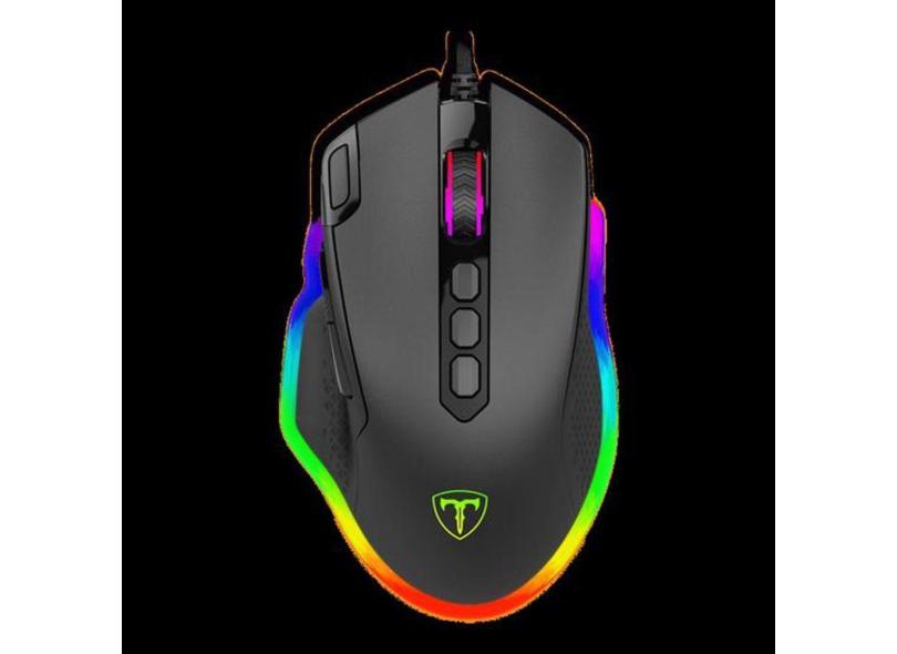 Mouse Gamer T-dagger Battle T-tgm305 Rgb / 10 Botoes / 8000 Dpi - Preto