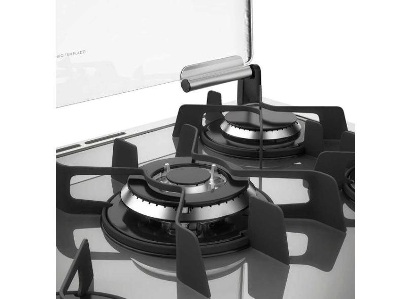 Fogão de Piso Electrolux 5 Bocas Acendimento Superautomático com Forno Duplo Grill 76DXV