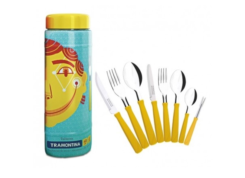 Faqueiro Tramontina Céu Azul 48 peças
