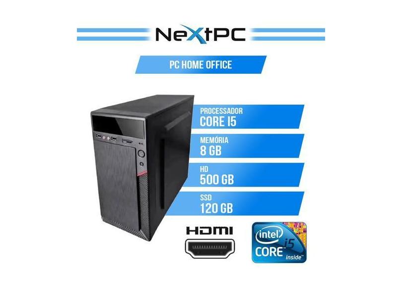 Computador I5 8 Gb Ssd 120 Hd 500 Desktop Nextpc