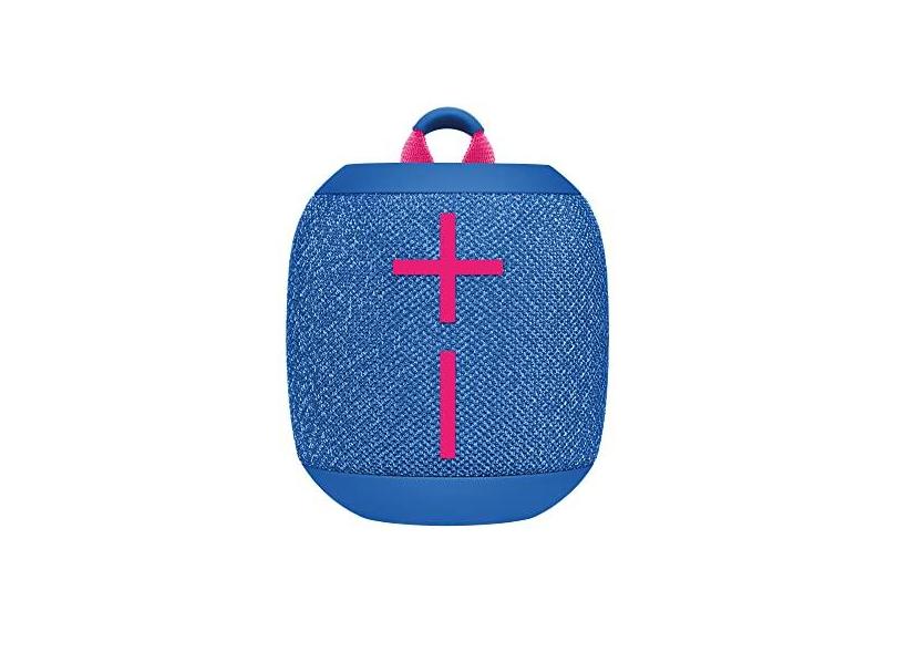 Caixa de Som Bluetooth Ultimate Ears WONDERBOOM 3, Portátil, À Prova D´Água e Poeira, Flutuante, Som Grave de 360 Graus, Alcance de 40M e 14h de Bateria - Azul