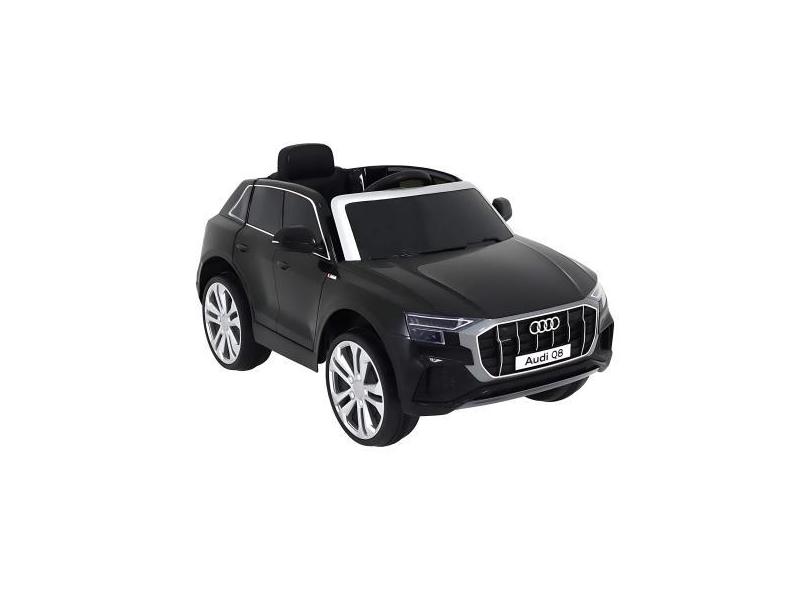 Carrinho Elétrico Audi Q8 12V Preto Bel Com Controle Remoto Para Crian