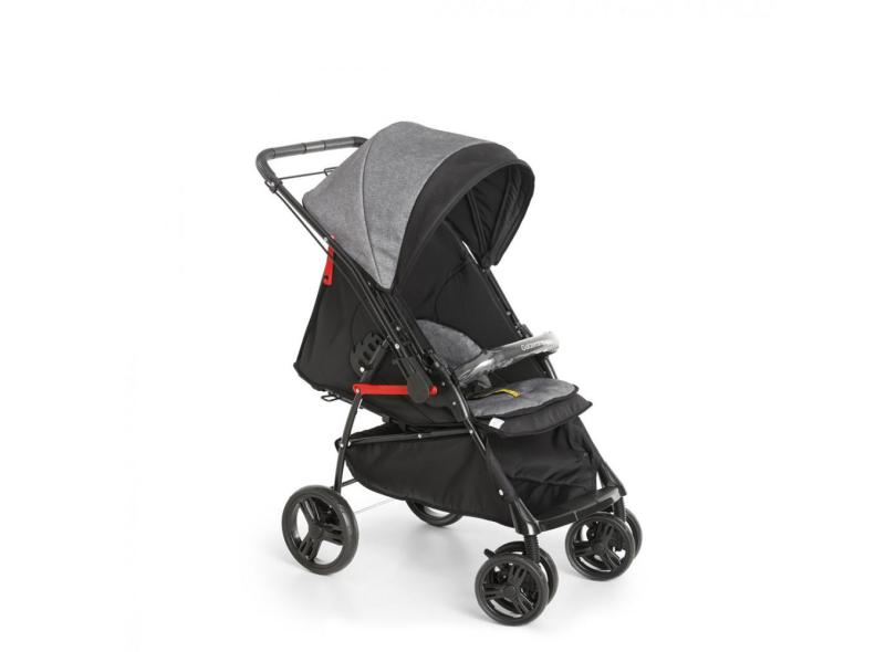 Carrinho de Bebê Galzerano Maranello 1381 - Preto com Cinza