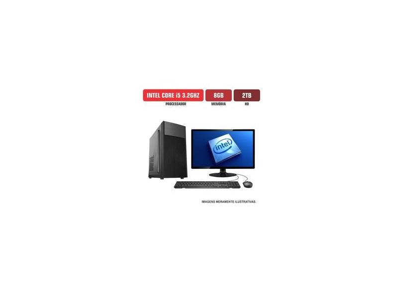 Computador Flex Computer Intel Core i5 8GB HD 2Tb Com Kit Monitor 21"