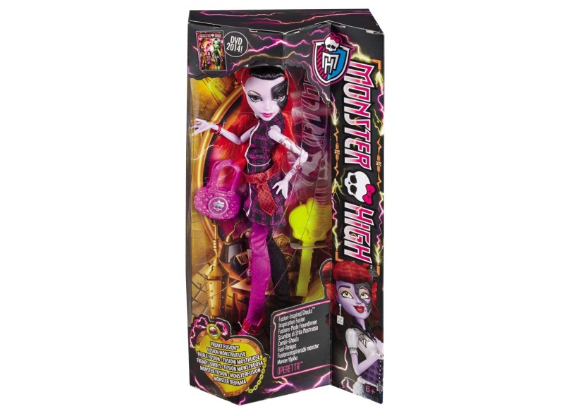 Boneca Monster High Freaky Fusion Operetta Mattel