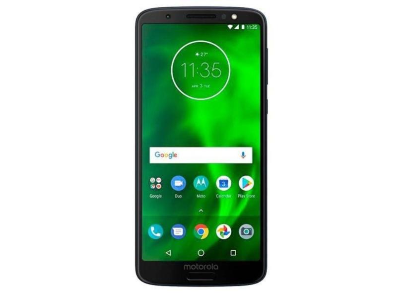 Smartphone Motorola Moto G G6 Plus XT1926-7 Importado 64GB Qualcomm Snapdragon 630 12,0 MP 2 Chips Android 8.0 (Oreo) 3G 4G Wi-Fi