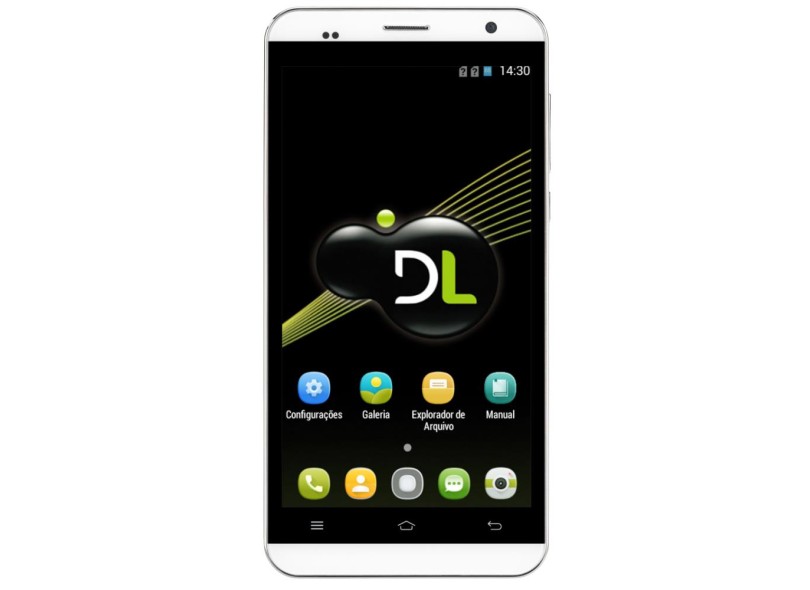 Smartphone DL Eletrônicos YZU DS3 2 Chips 8GB Android 4.4 (Kit Kat) 3G Wi-Fi