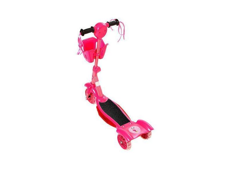 Patinete Para Crianças Scooter 3 Rodas Brinquedo Infantil De Led E Som