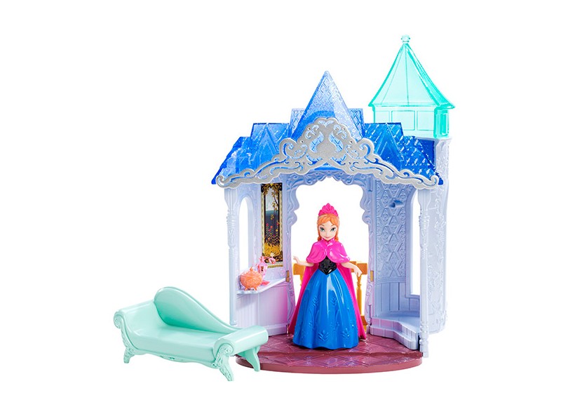 Boneca Frozen Mini Castelo com Anna Mattel