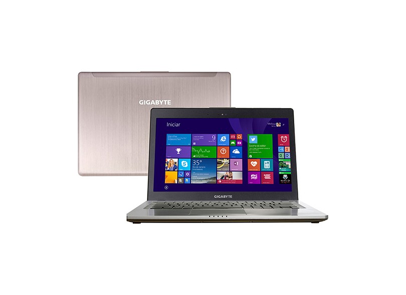 Ultrabook Gigabyte Gamer Intel Core i5 4200U 8 GB de RAM HD 750 GB SSD 128 GB LED 14 " GeForce GT 750M Windows 8.1 U24F