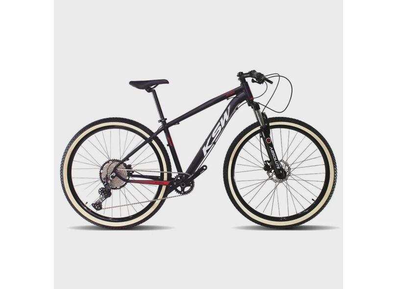 Bicicleta aro 29 ksw 12 velocidades Câmbio Shimano deore Trava Ombro