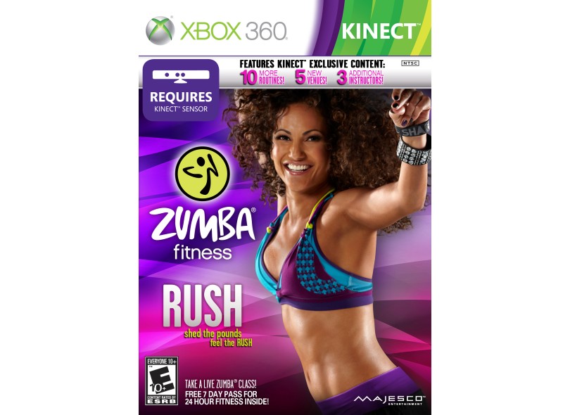 Jogo Zumba Fitness Rush Majesco Entertainment Xbox 360